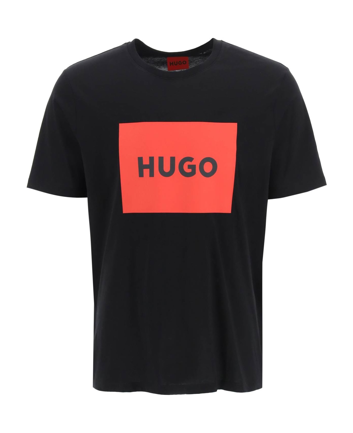 Hugo Boss Dulive T-shirt With Logo Box - BLACK 001 (Black)