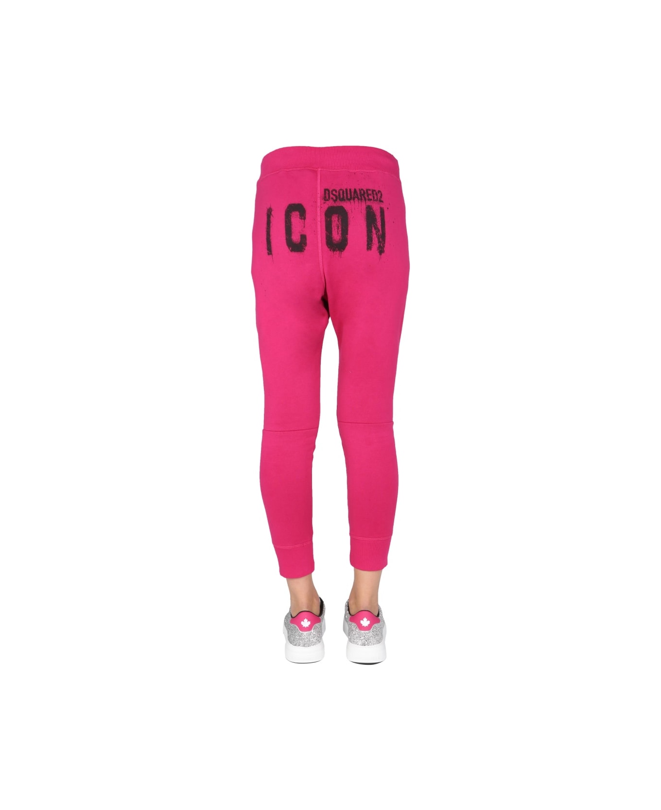 Dsquared2 "icon" Jogging Trousers - FUCHSIA スウェットパンツ