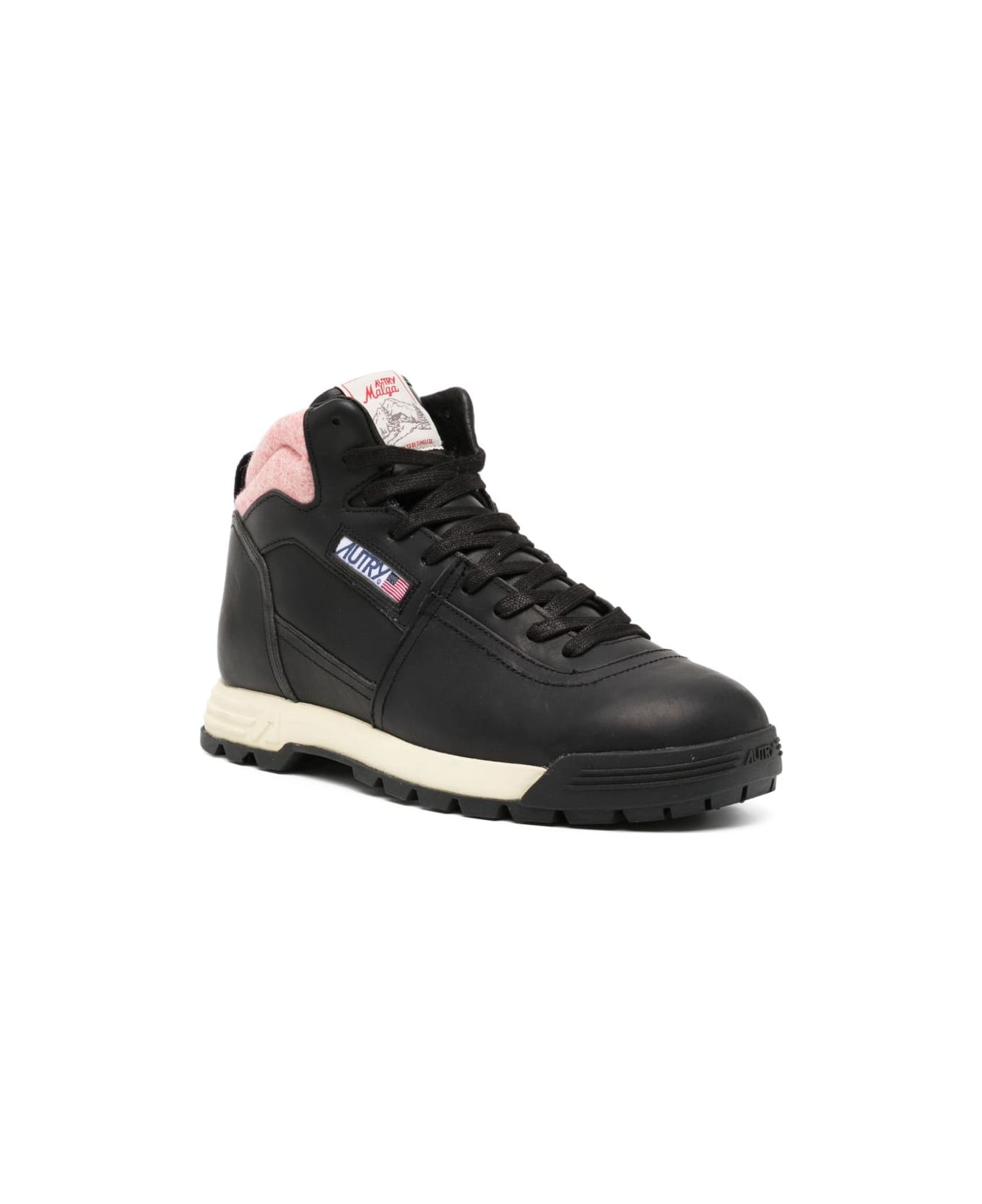 Autry Malga Mid Sneakers - Black