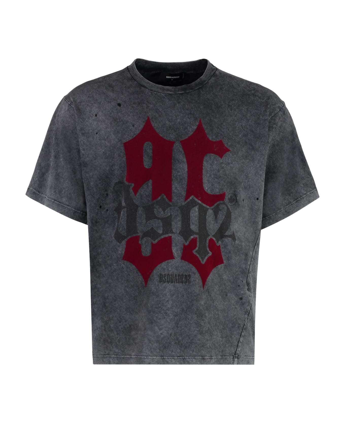 Dsquared2 Cotton Crew-neck T-shirt - grey