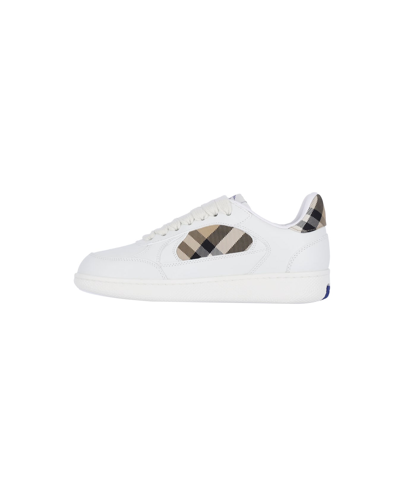 Burberry 
terrace
 Sneakers - White Sand Ip Chk