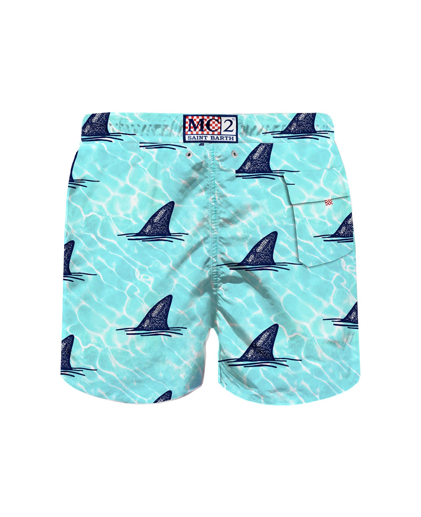 MC2 Saint Barth Man Smooth Swim Shorts With Print