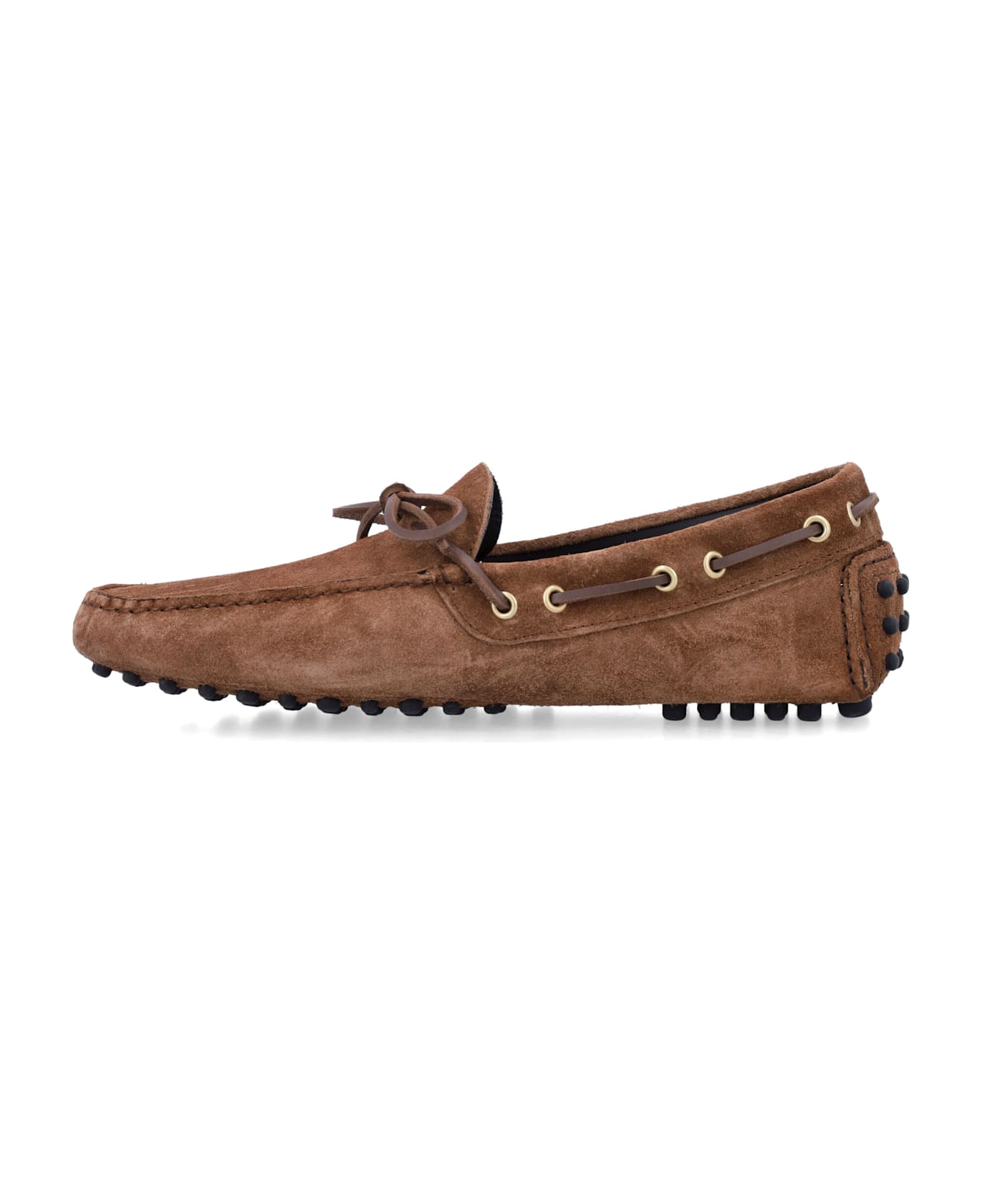 Tom Ford Suede Rod Driver Loafer - DARK WISKY