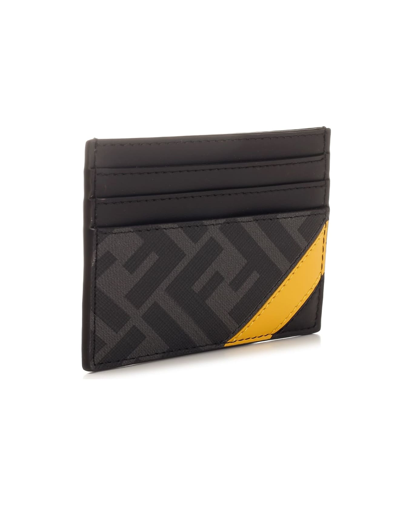 Fendi Diagonal Card Holder - White