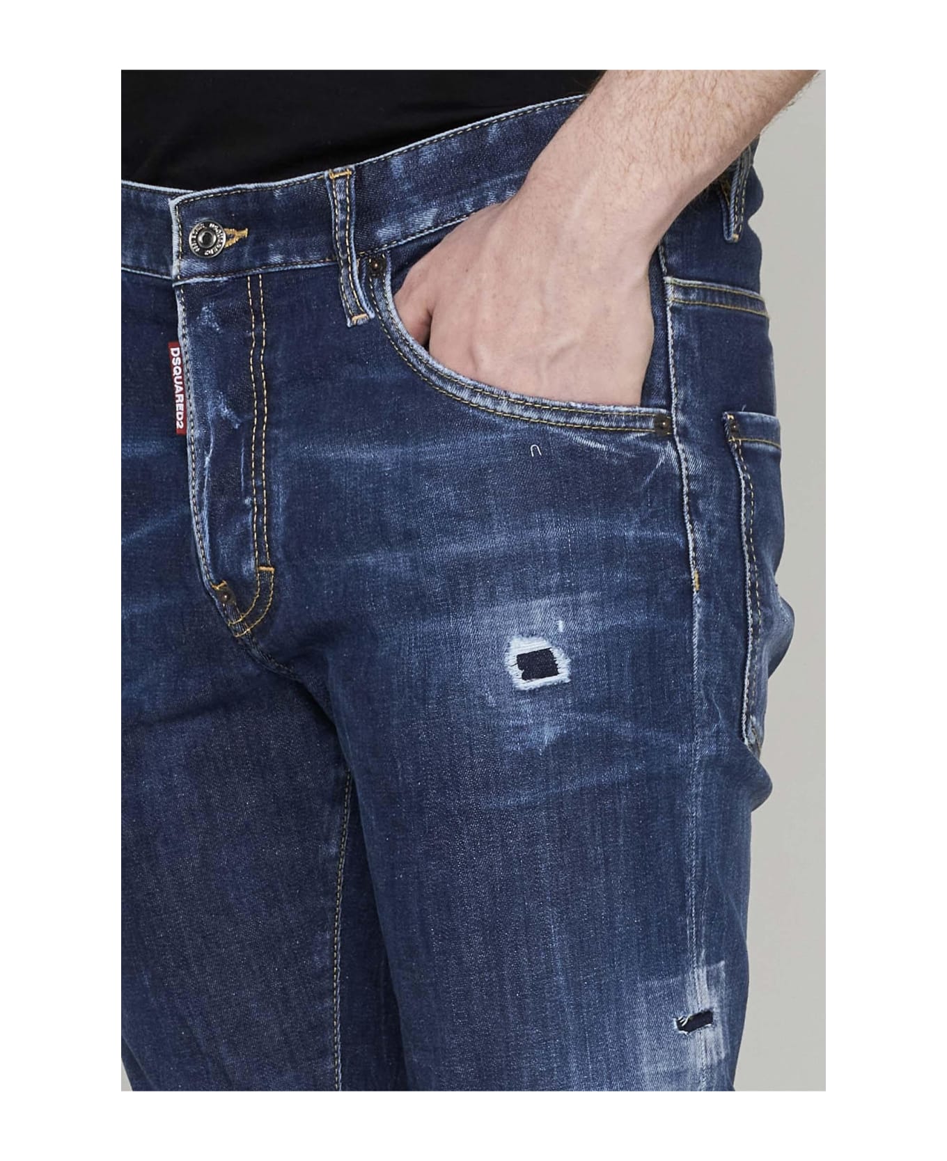 Dsquared2 Skater Rips Jeans - Blue