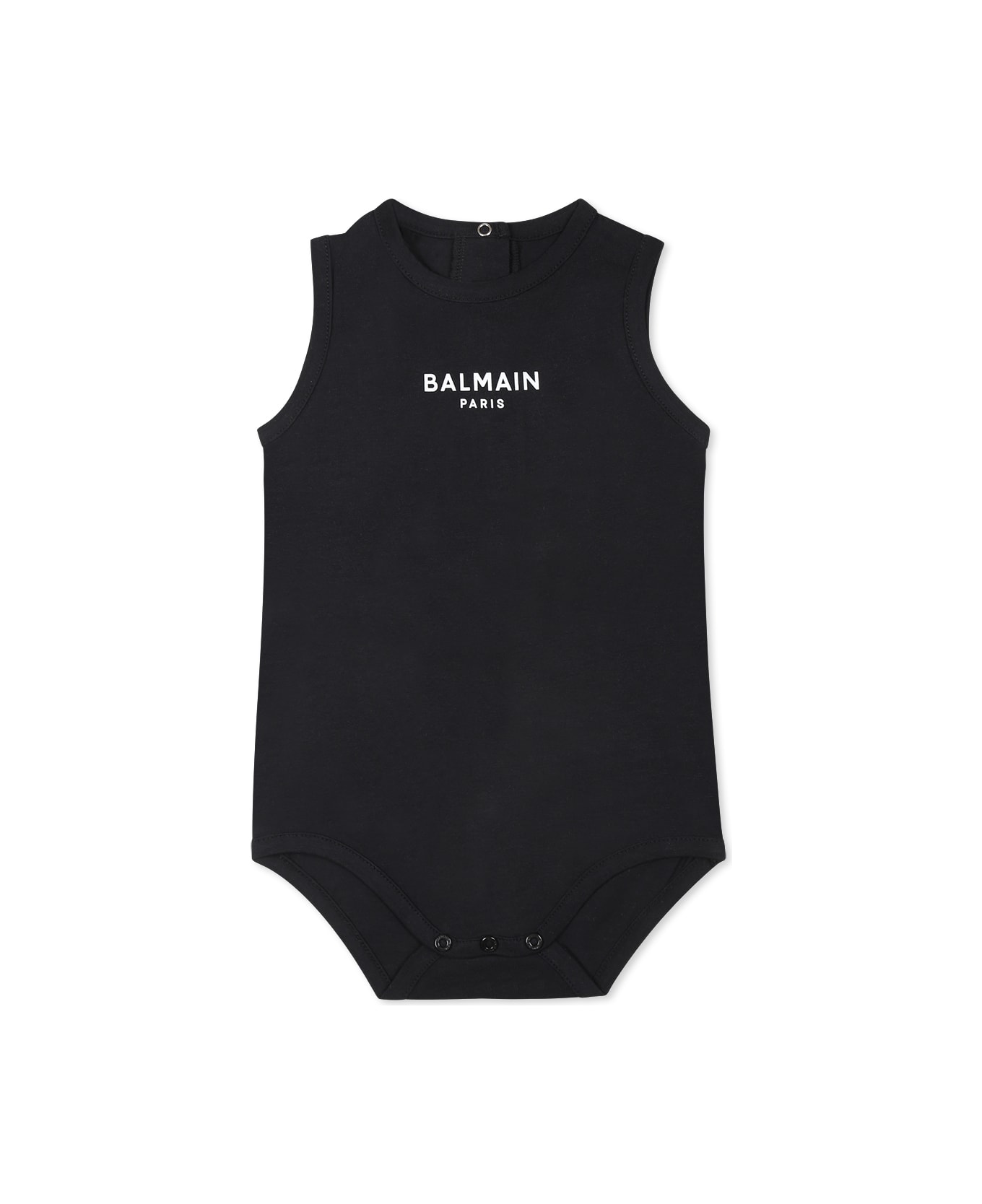 Balmain Multicolor Bodysuit Set For Babykids With Logo - Multicolor