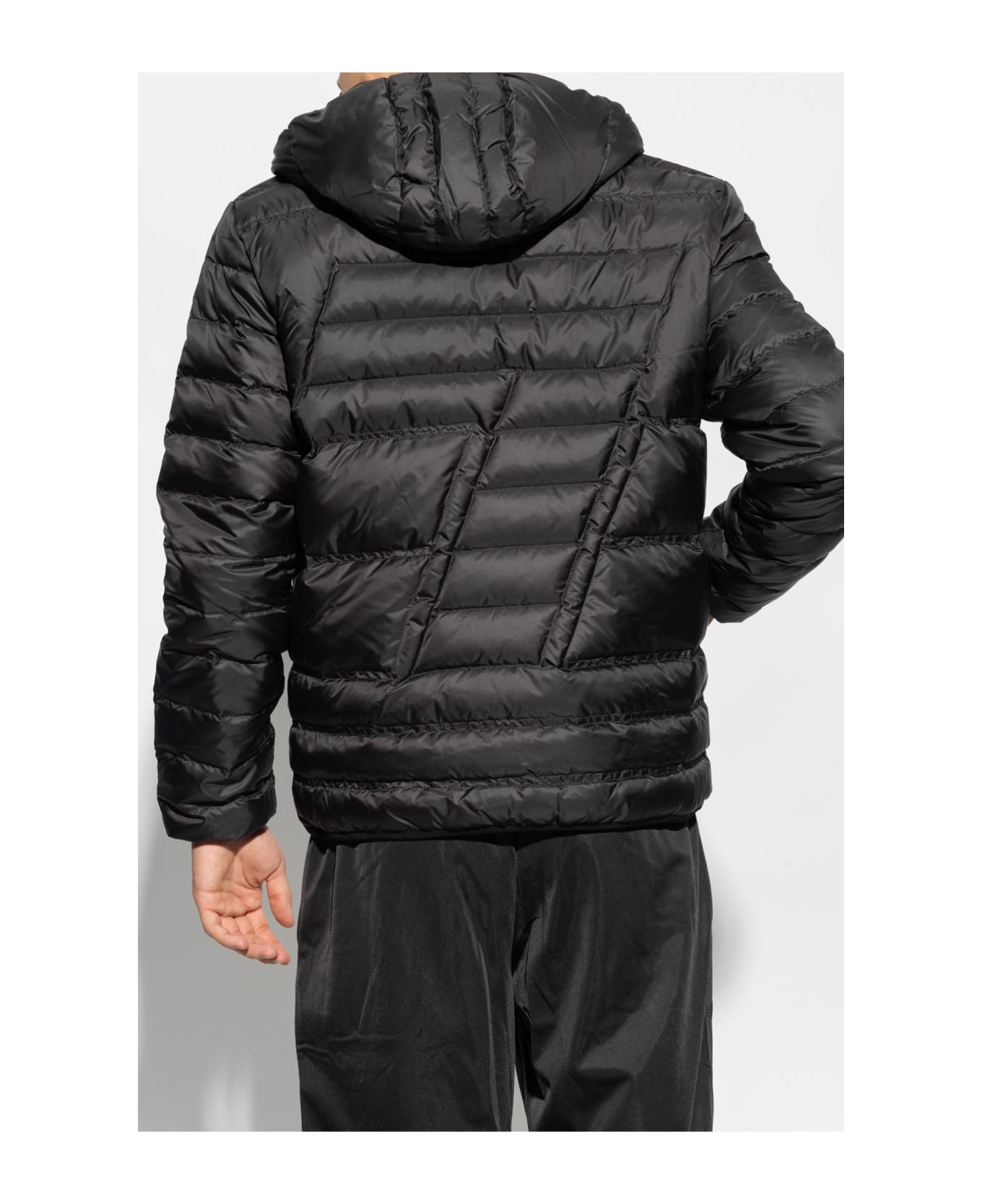 EA7 Down Jacket With Logo