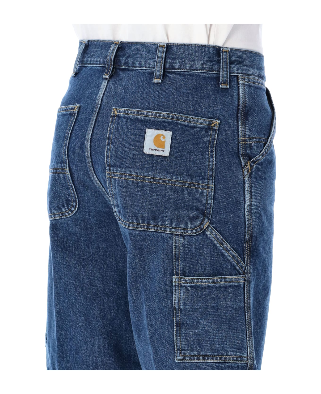 Carhartt Single Knee Short - BLUE STONE WASH ショートパンツ