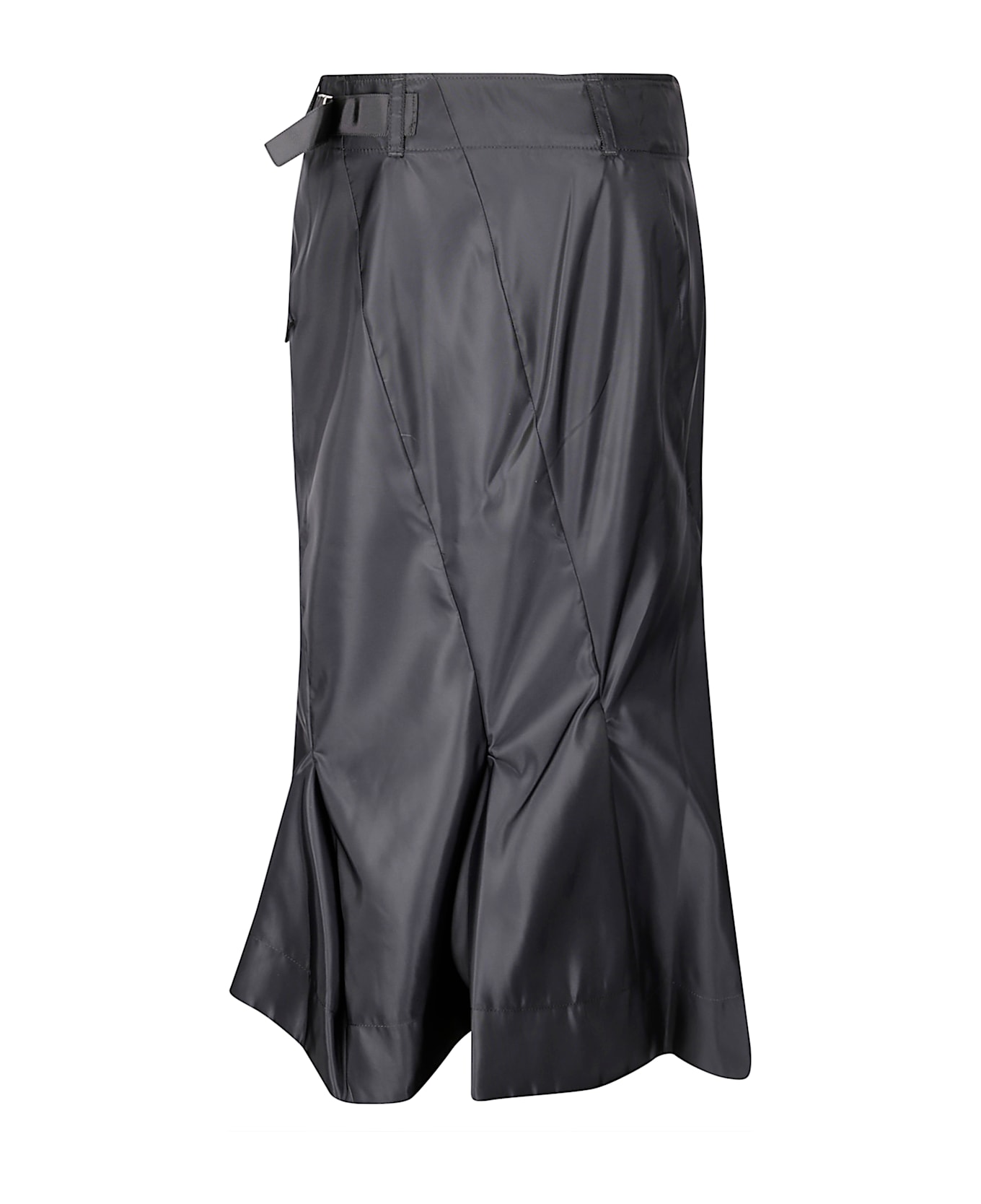 Sacai Nylon Twill Skirt - BLACK