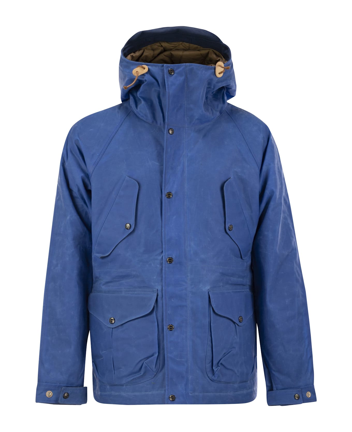 Manifattura Ceccarelli New Fisherman - Parka With Hood - Bluette