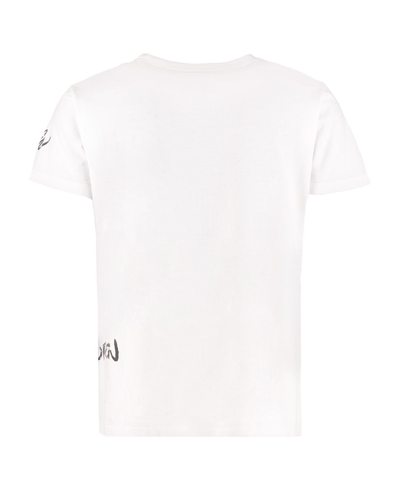 Paul&Shark Printed Cotton T-shirt - White
