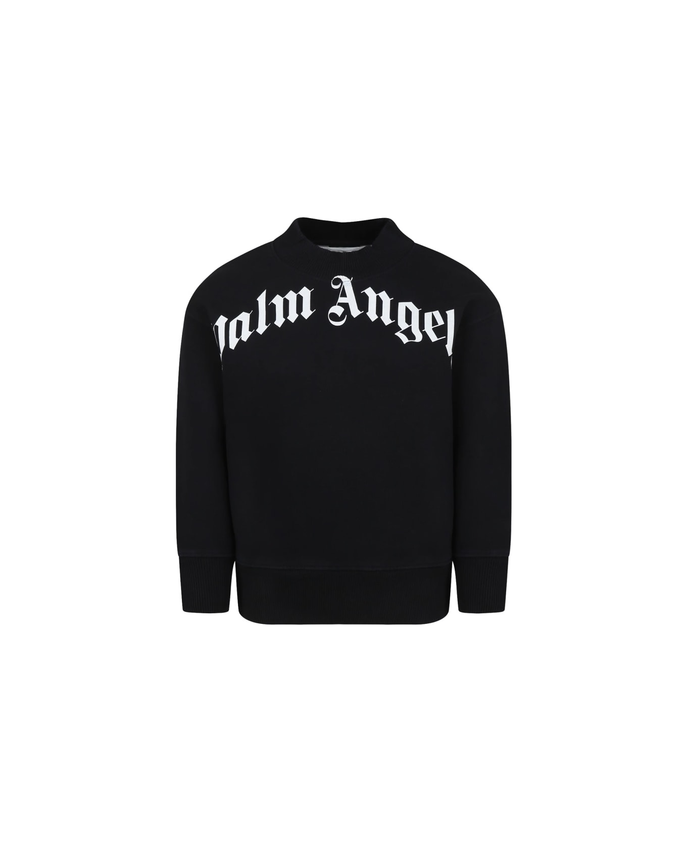 Palm Angels Jersey With Logo - BLACK