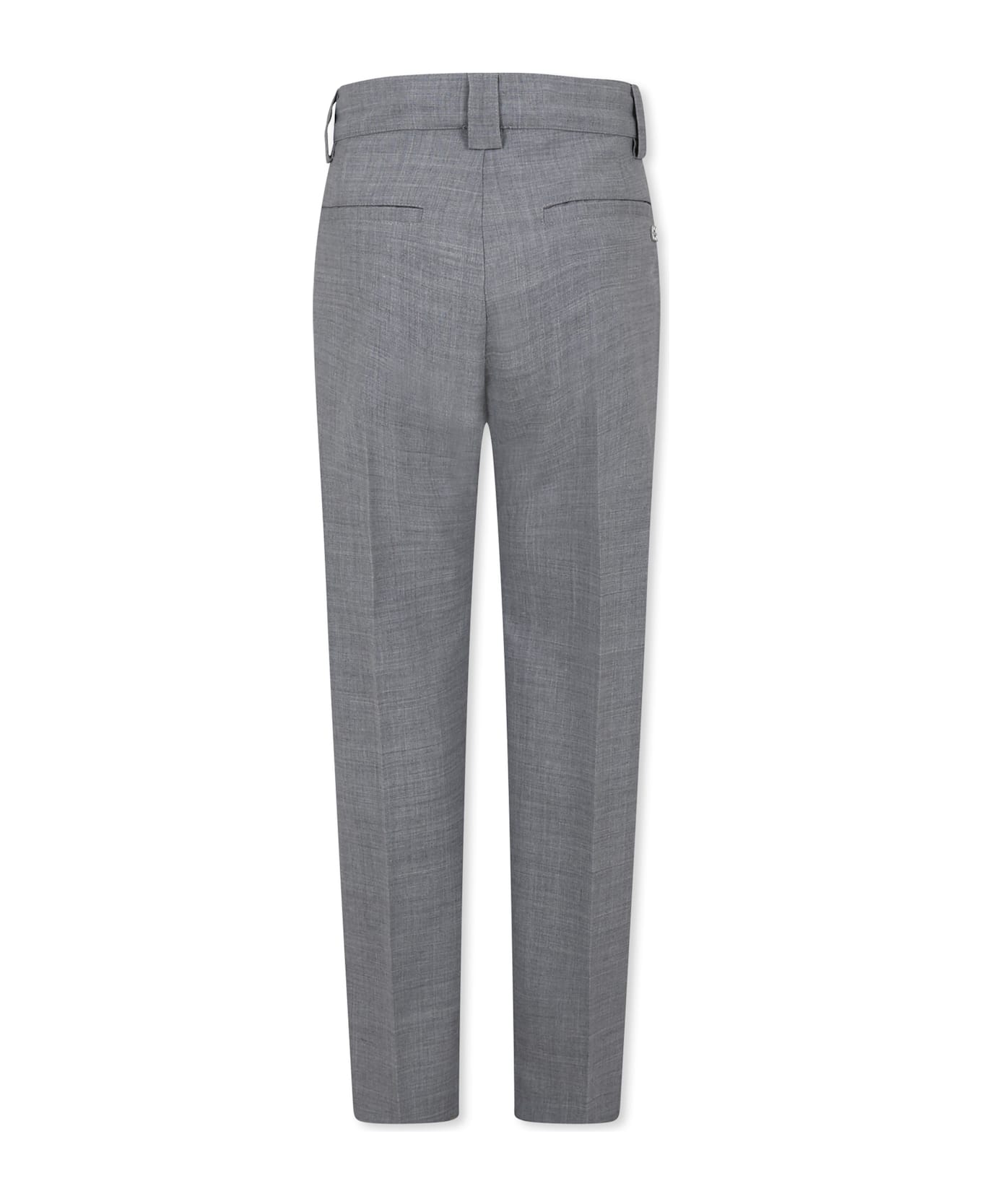 Givenchy Grey Trousers For Boy With Logo - Grey