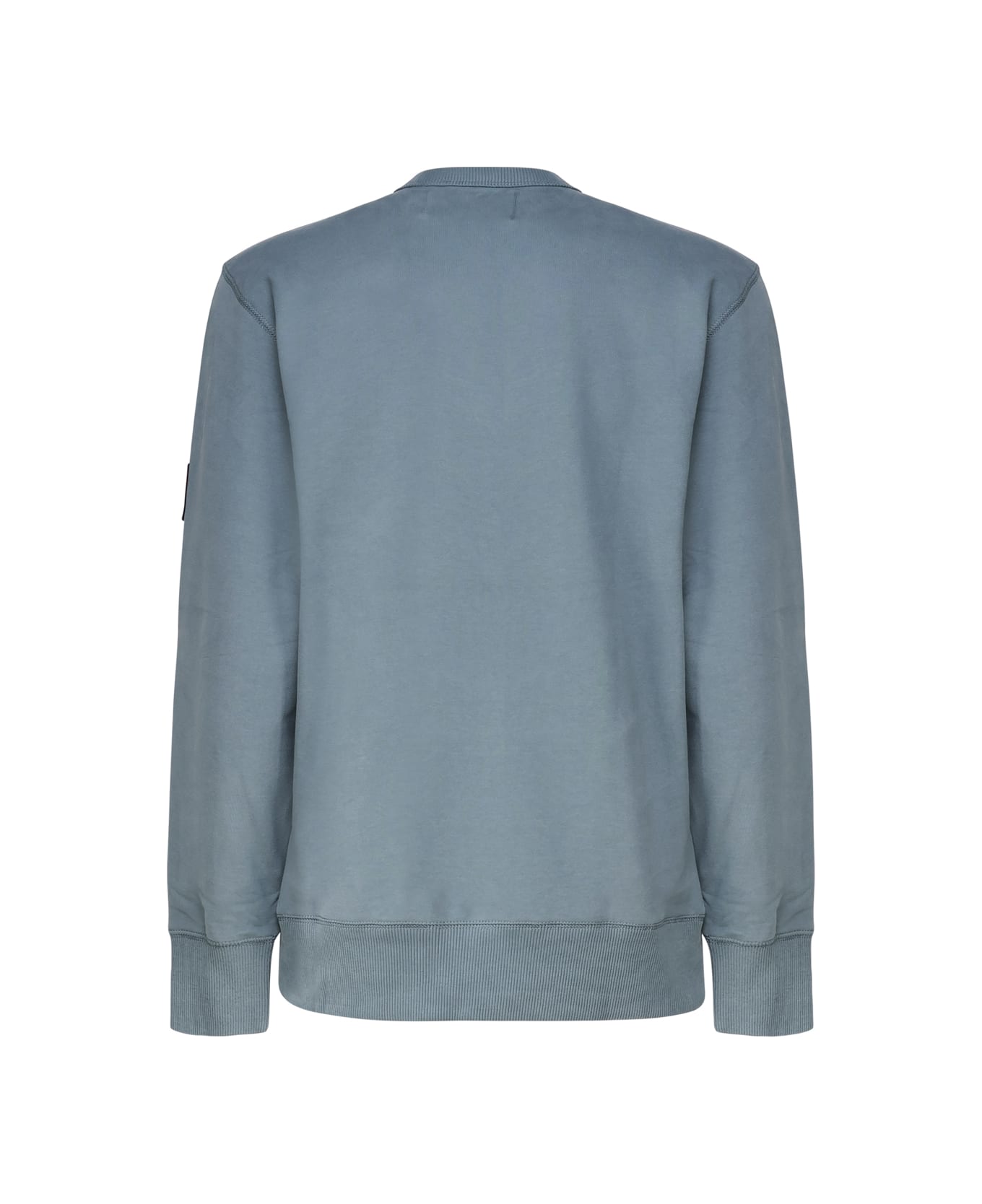 Calvin Klein Jeans Sweatshirt With Monogram Terry Badge - Blue