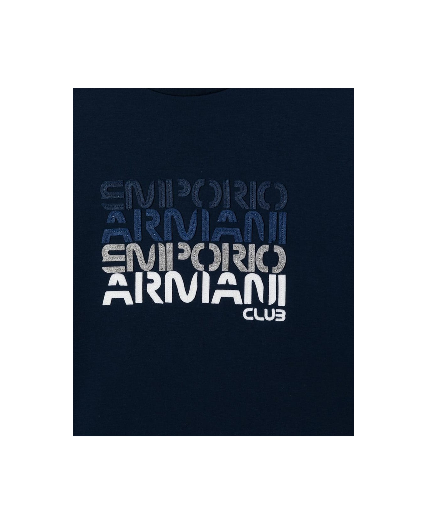 Emporio Armani Sweatshirt - BLUE ニットウェア＆スウェットシャツ