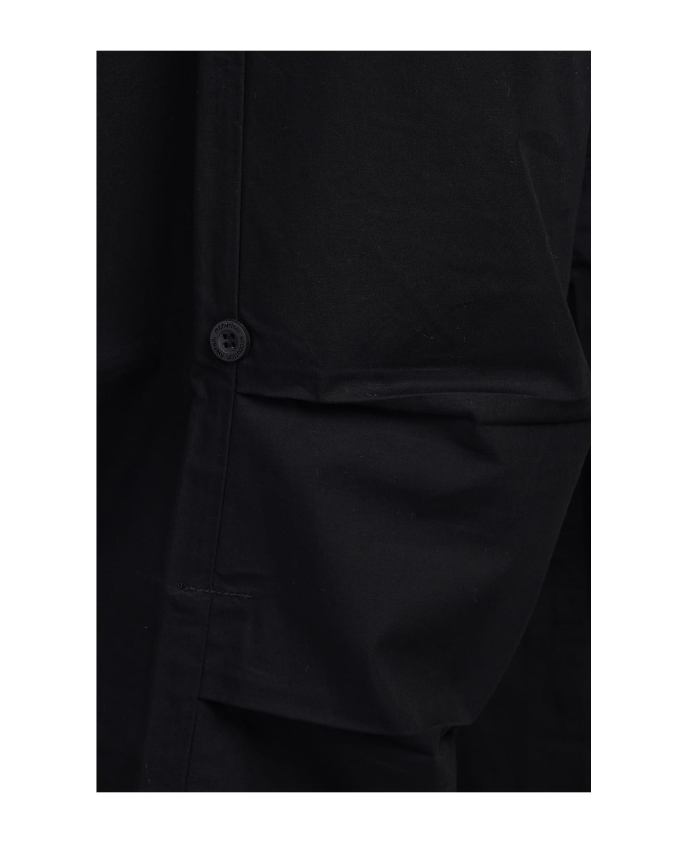 Maharishi Pants In Black Cotton - black