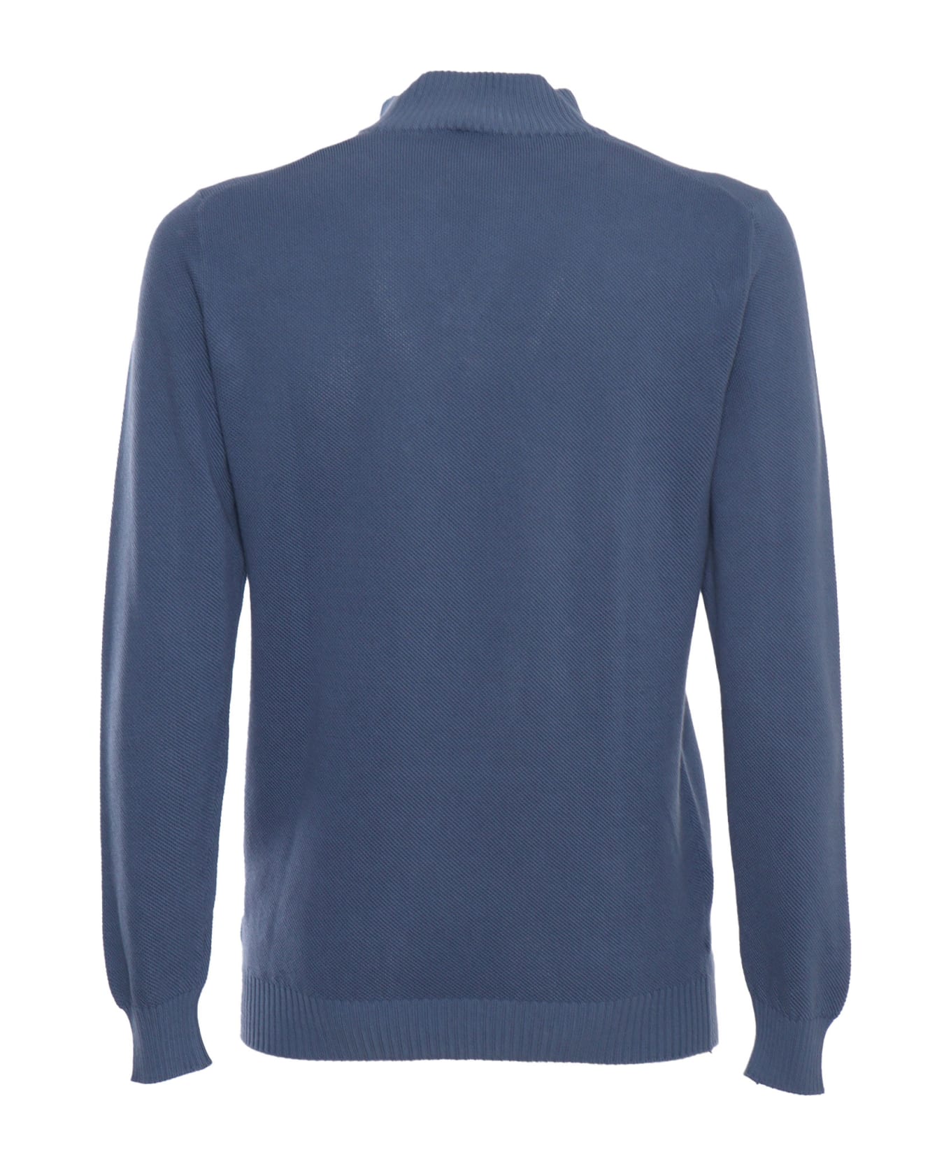 Fedeli Supima Dusty Sweater - LIGHT BLUE ニットウェア