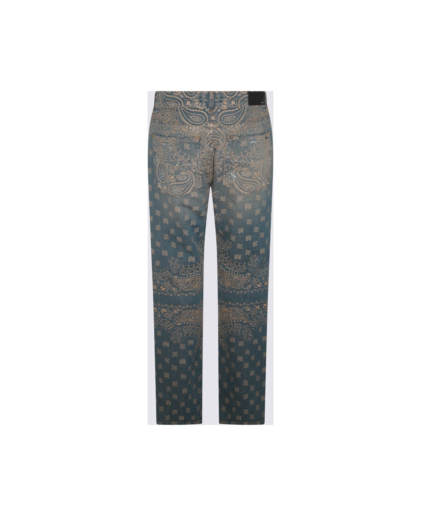 AMIRI Indigo Blue Cotton Denim Jeans - Crafted Indigo