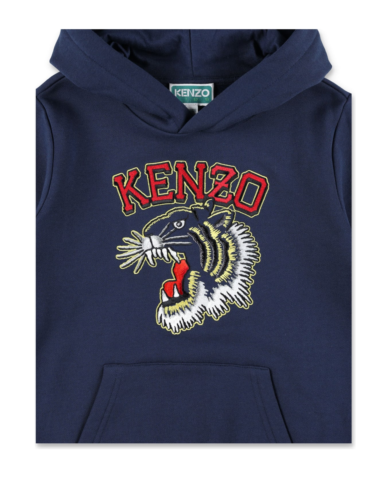 Kenzo Tiger Fleece Hoodie - Blu