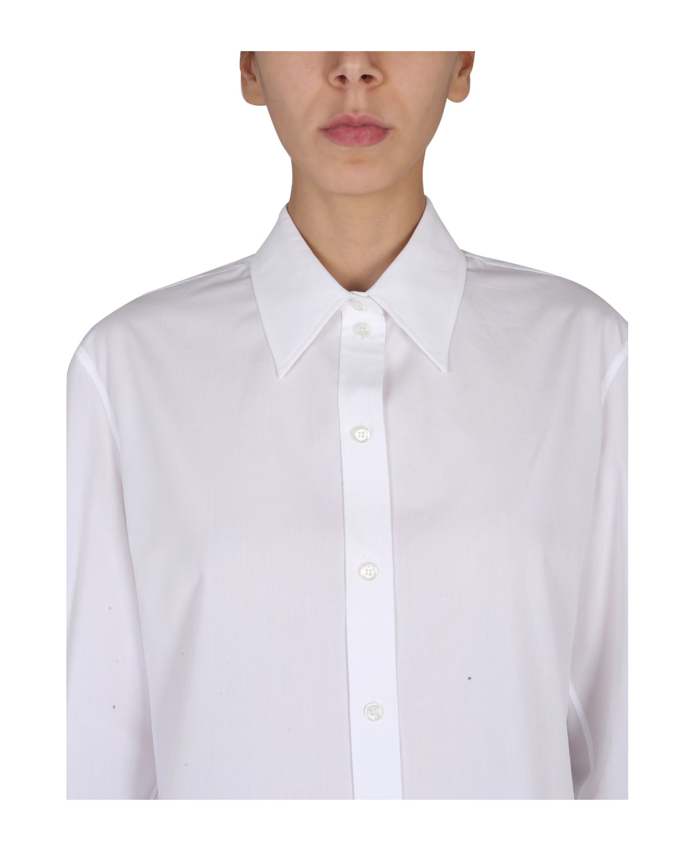 Alexander McQueen Poplin Shirt - White シャツ
