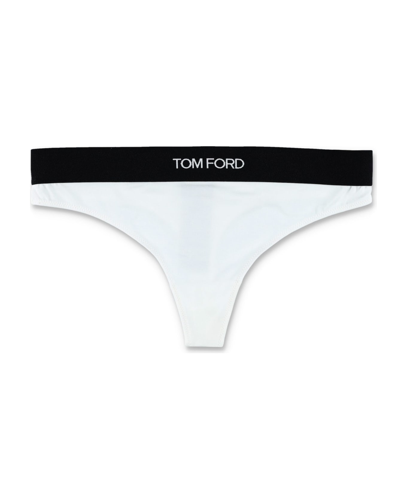 Tom Ford Brief With Logo - WHITE