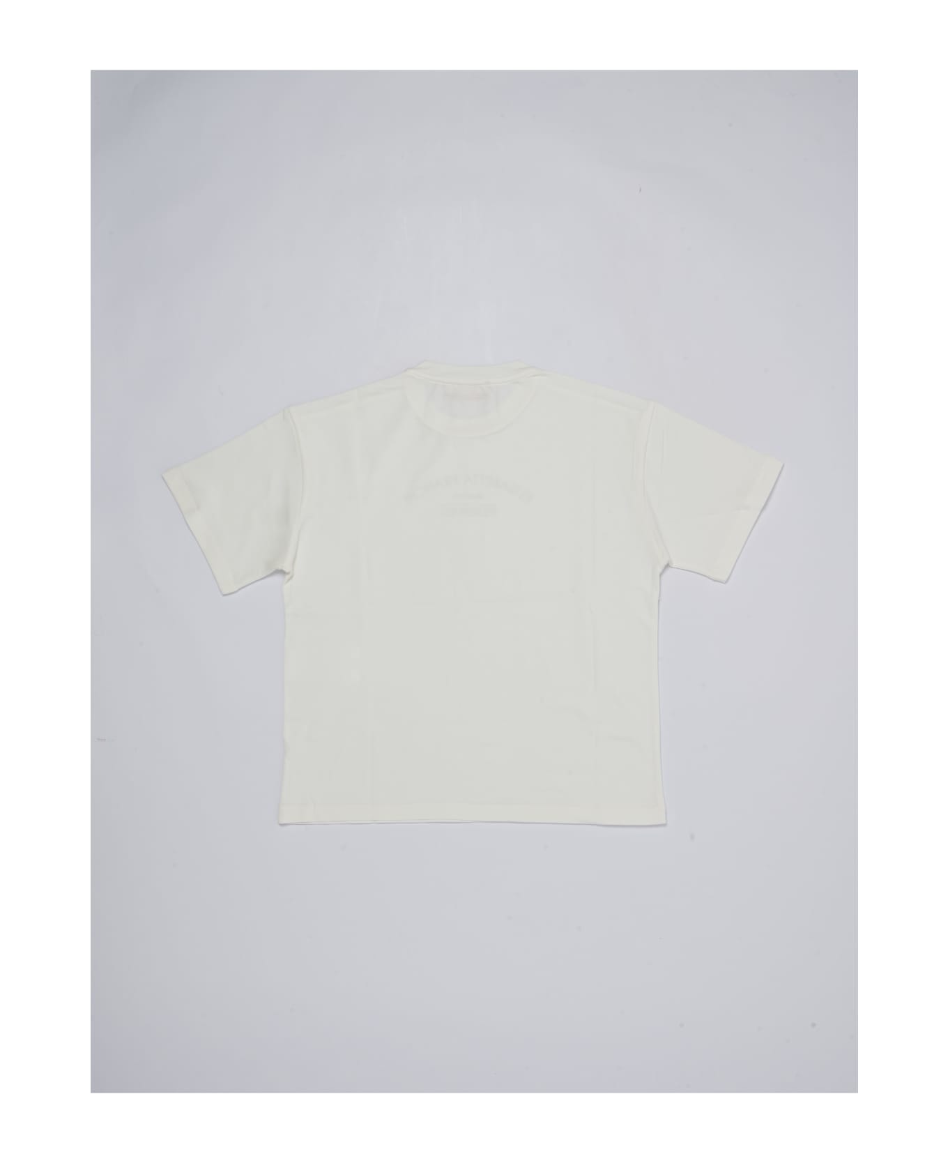 Elisabetta Franchi T-shirt Oversize T-shirt - AVORIO-NERO Tシャツ＆ポロシャツ