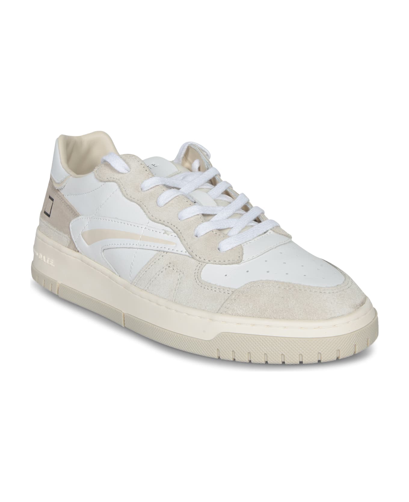 D.A.T.E. Torneo White-beige Sneakers - White