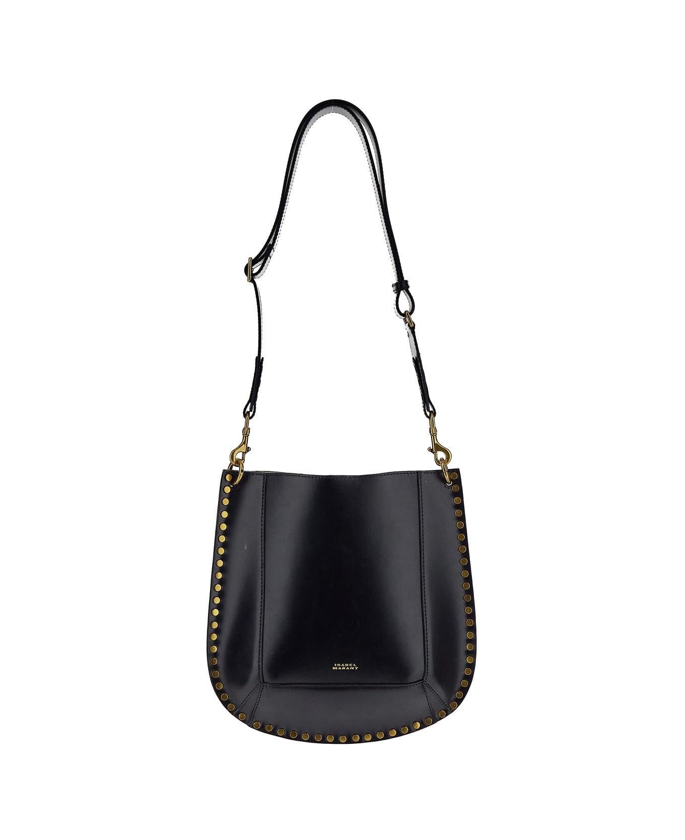 Isabel Marant Oskan Leather Bag - Black