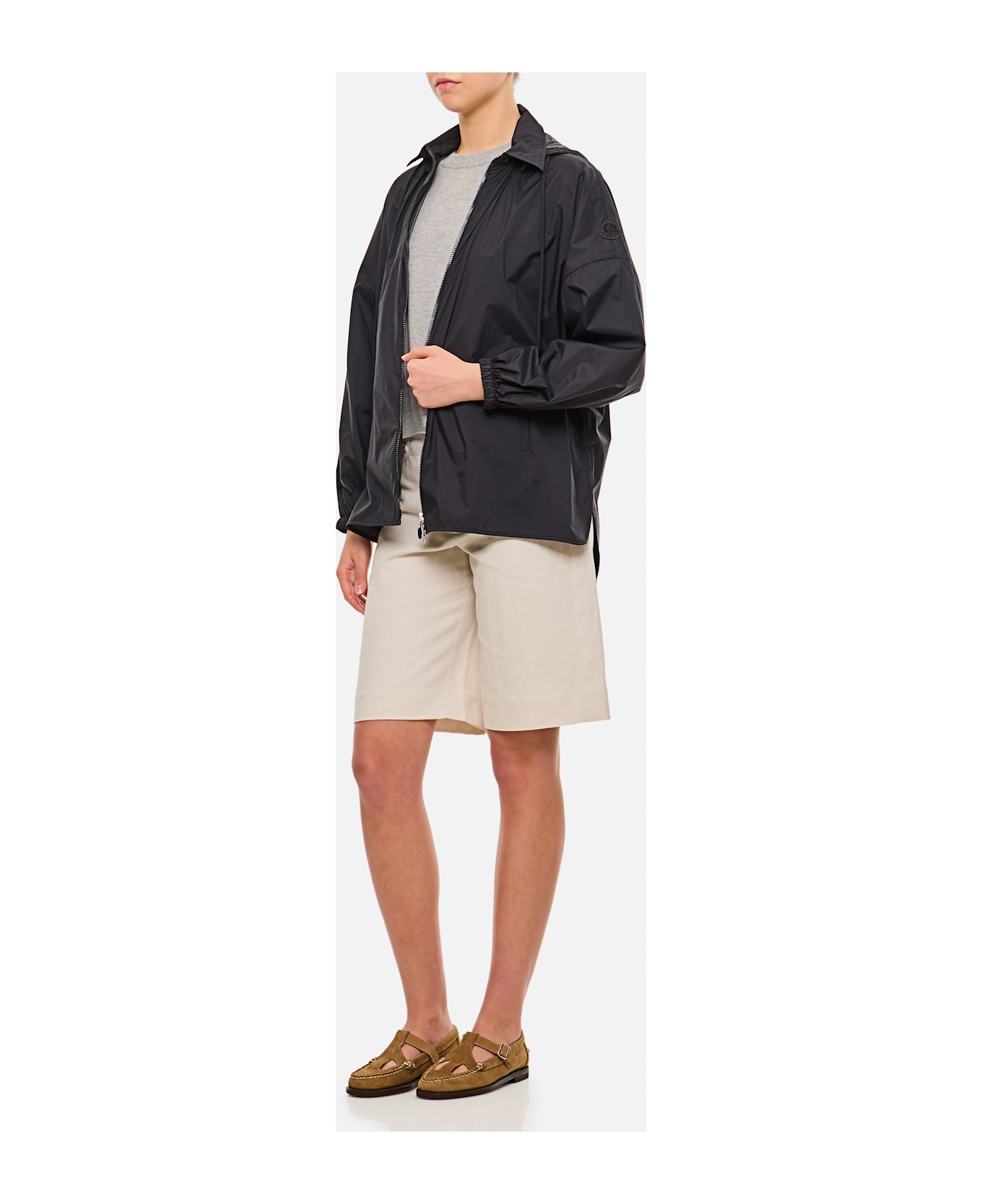 Moncler Hooded Jacket - Black