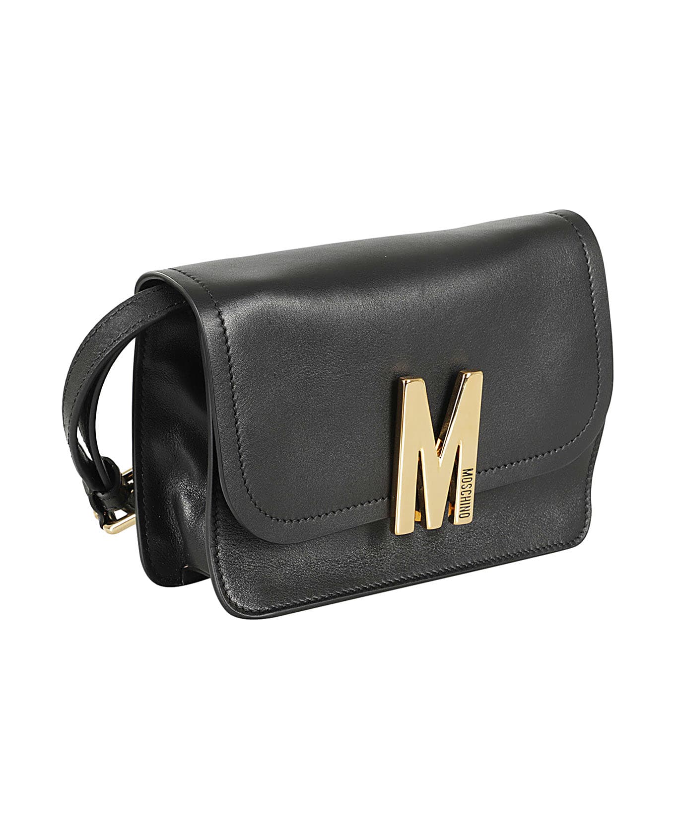 Moschino Bag With Logo - Nero