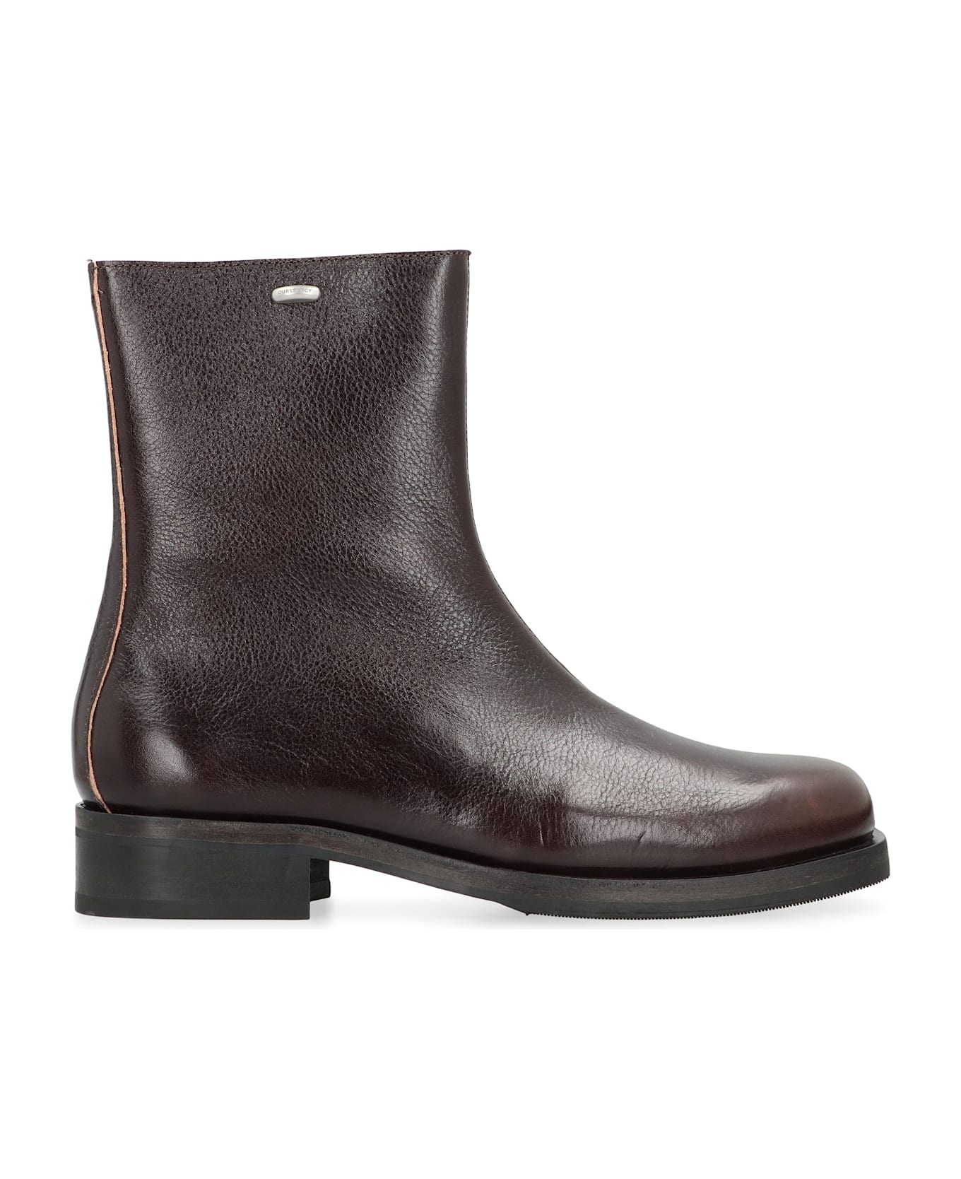 Our Legacy Boots Truck In Leather - brown