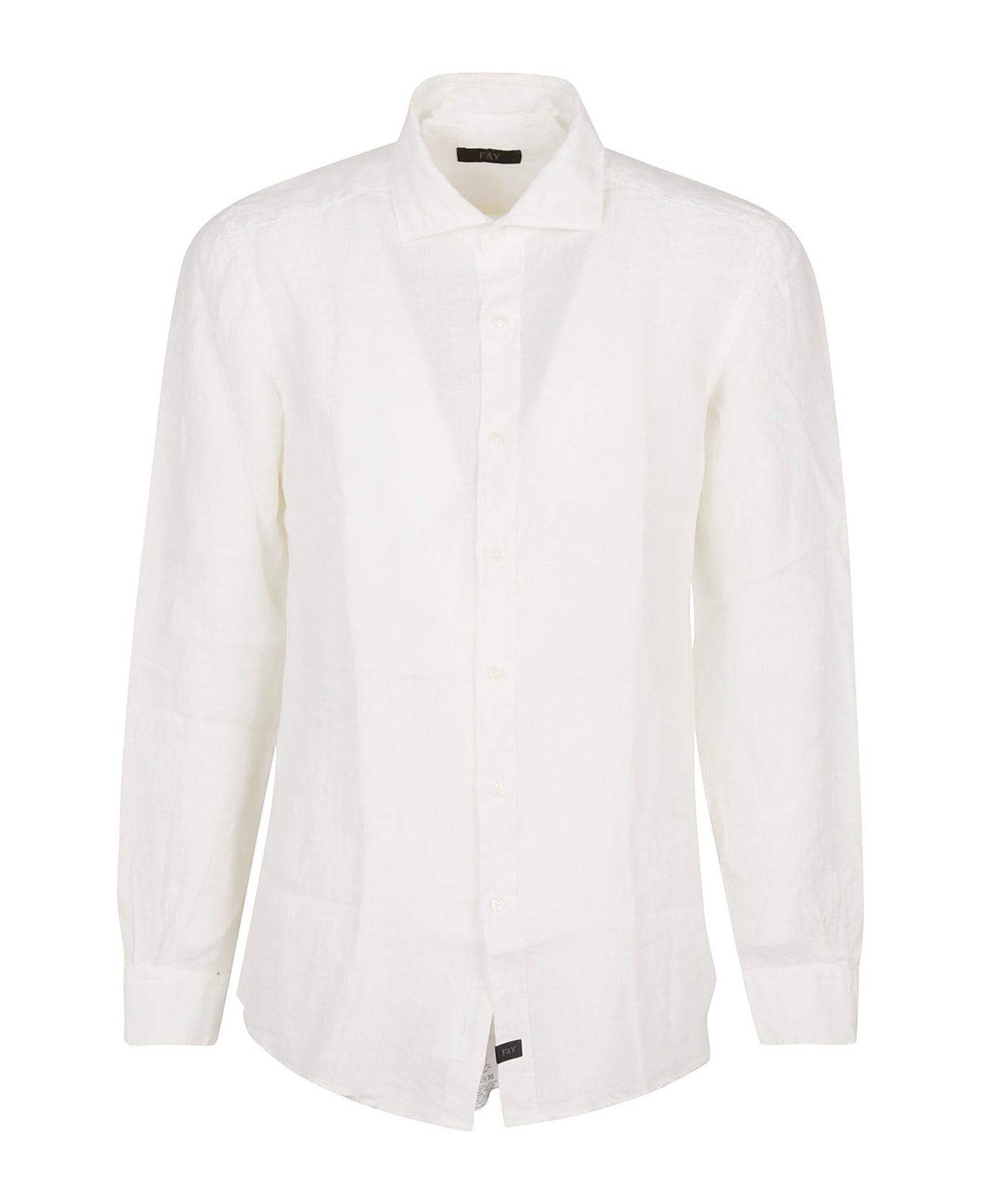 Fay Long Sleeve Shirt - Bianco シャツ