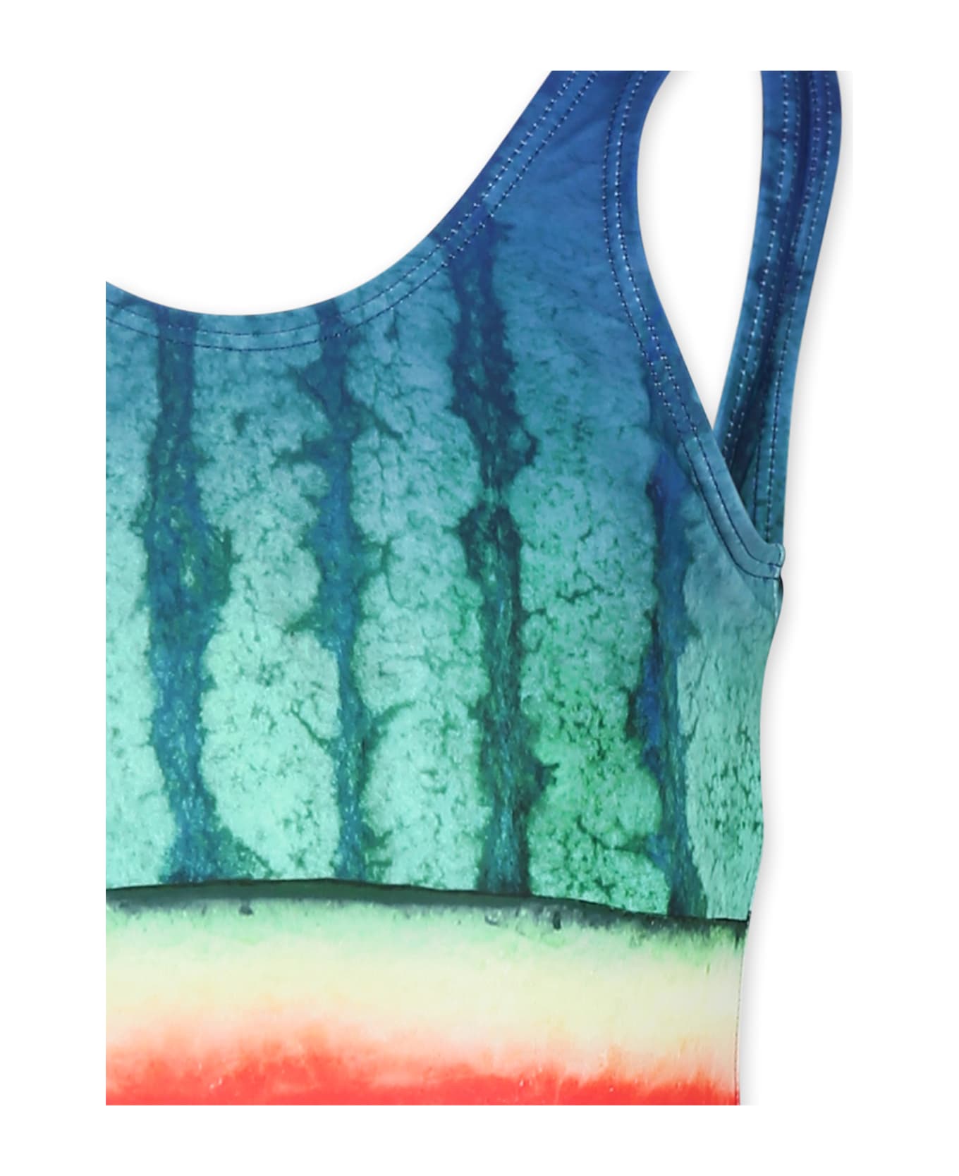 Molo Multicolor Swimsuit For Girl With Watermelon Print - Multicolor