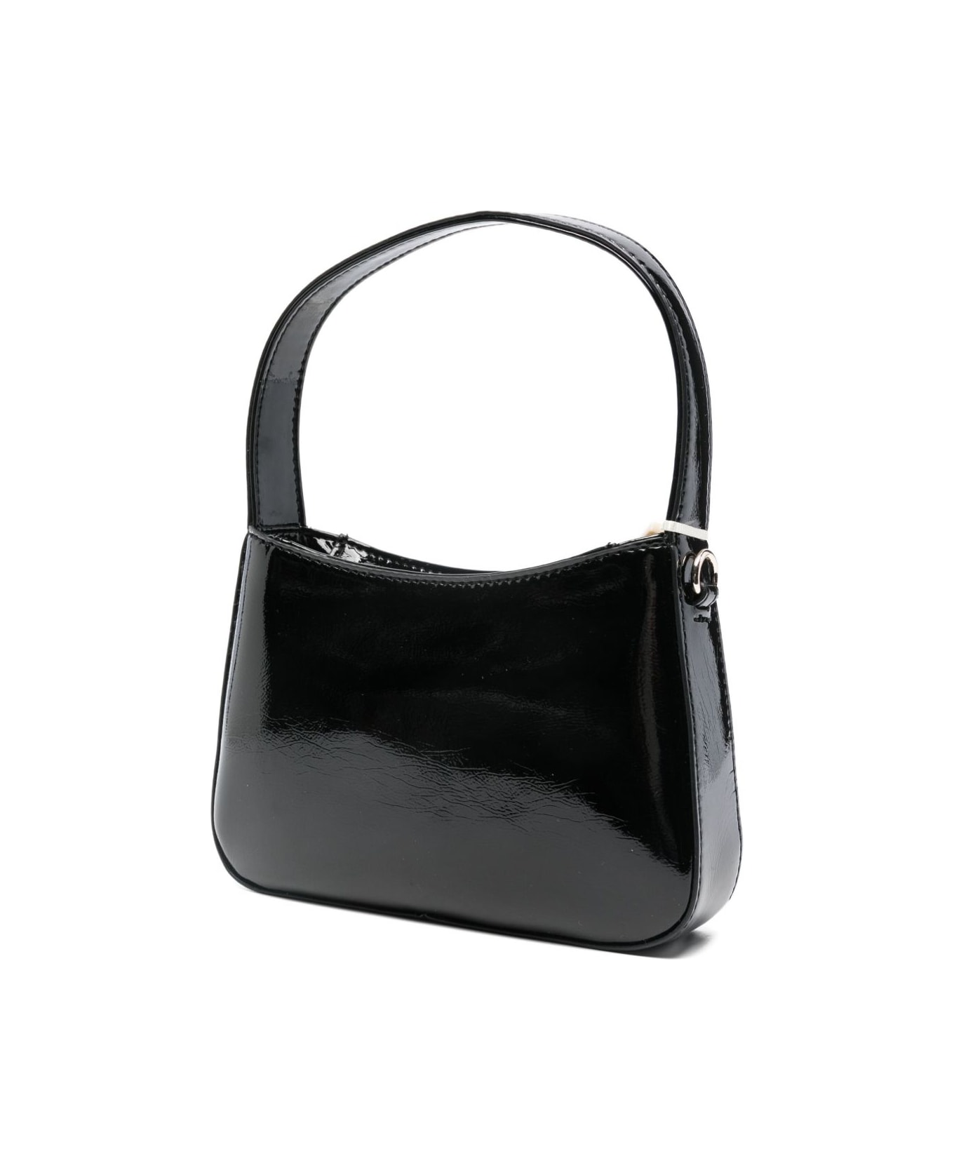 TwinSet Kids Black Patent Leather-effect Handbag - Black