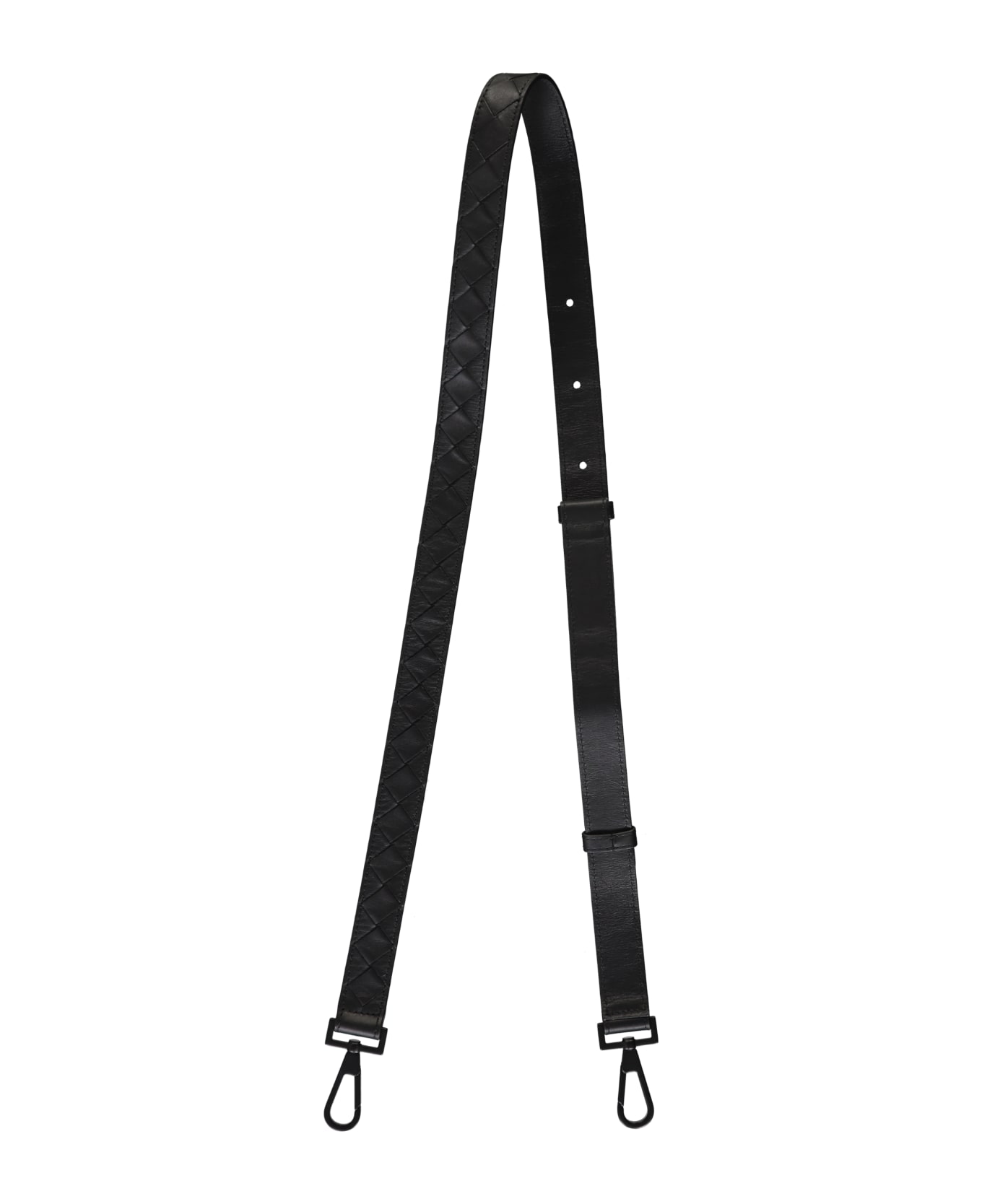Bottega Veneta Adjustable Leather Shoulder Strap - black ショルダーバッグ