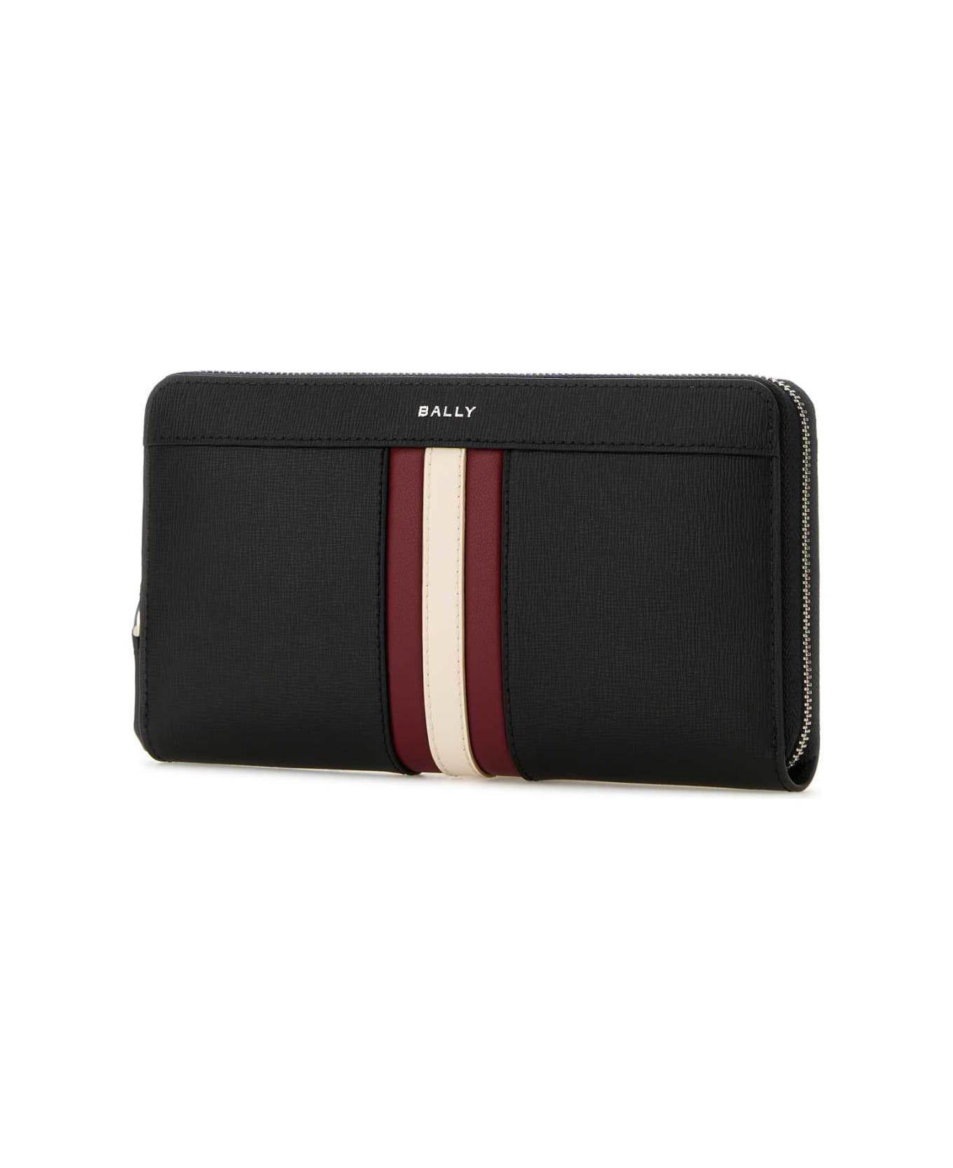 Bally Black Leather Wallet - BLACK