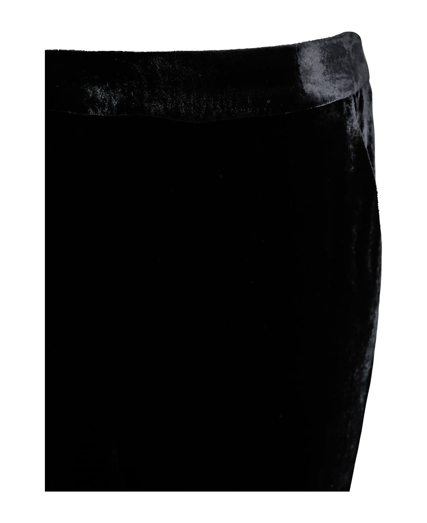 Etro Velvet Palazzo Trousers - Black