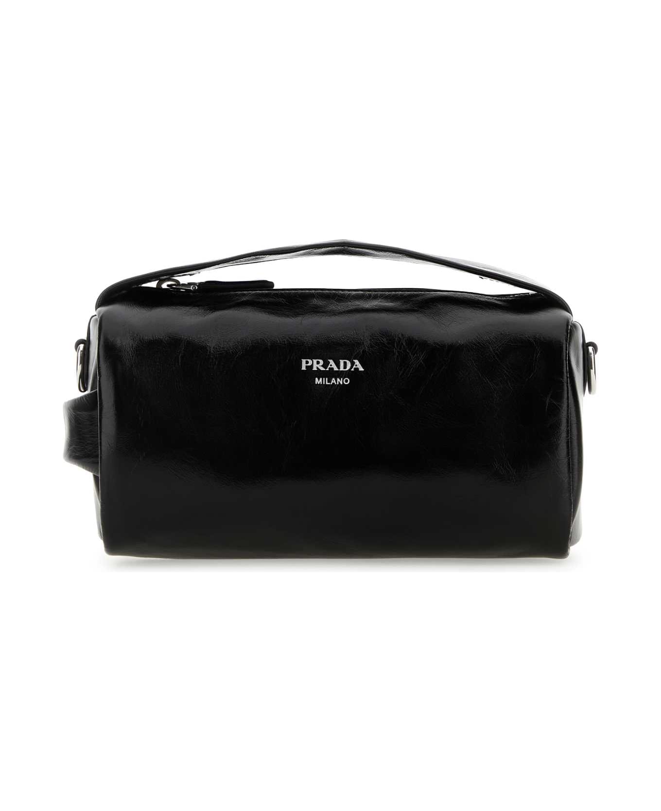 Prada Black Lather Handbag - NERO