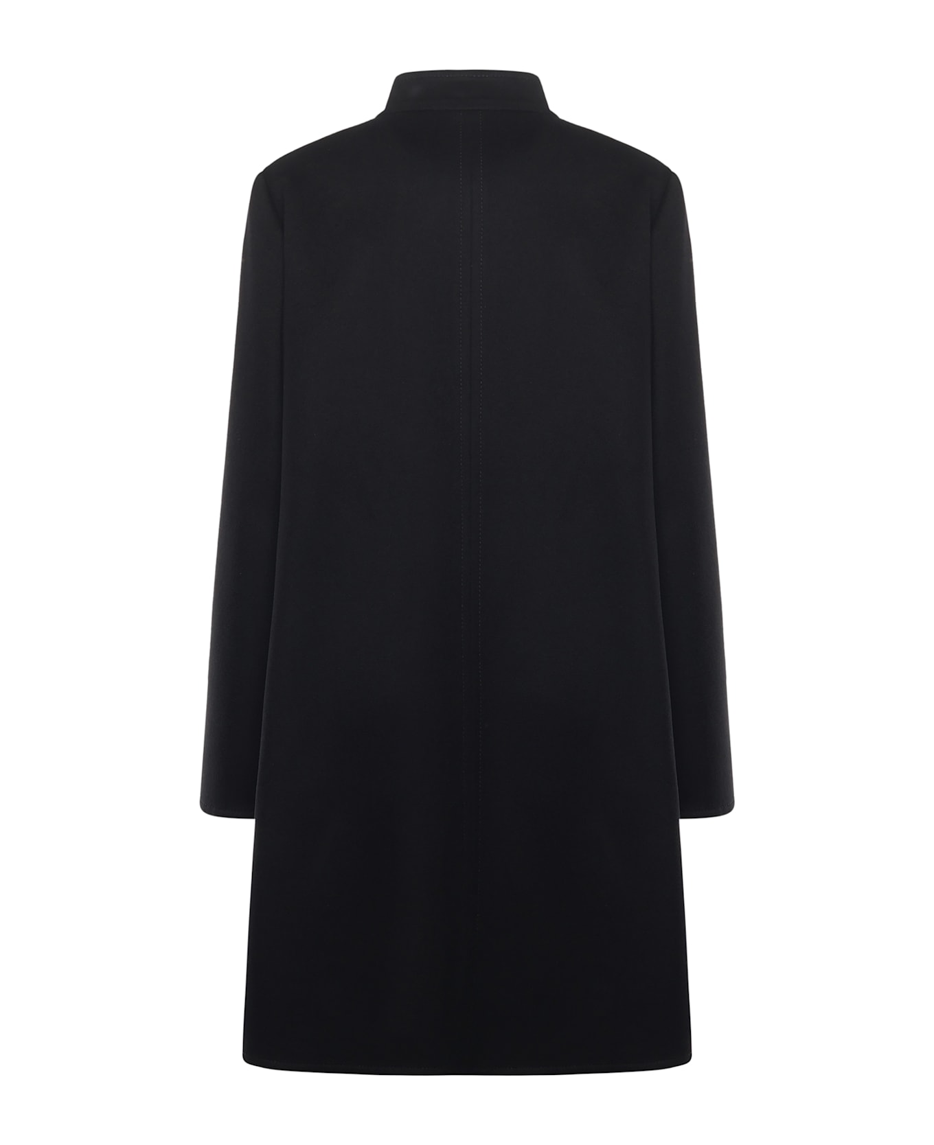 Valentino Garavani Compact Drap Coat - Black