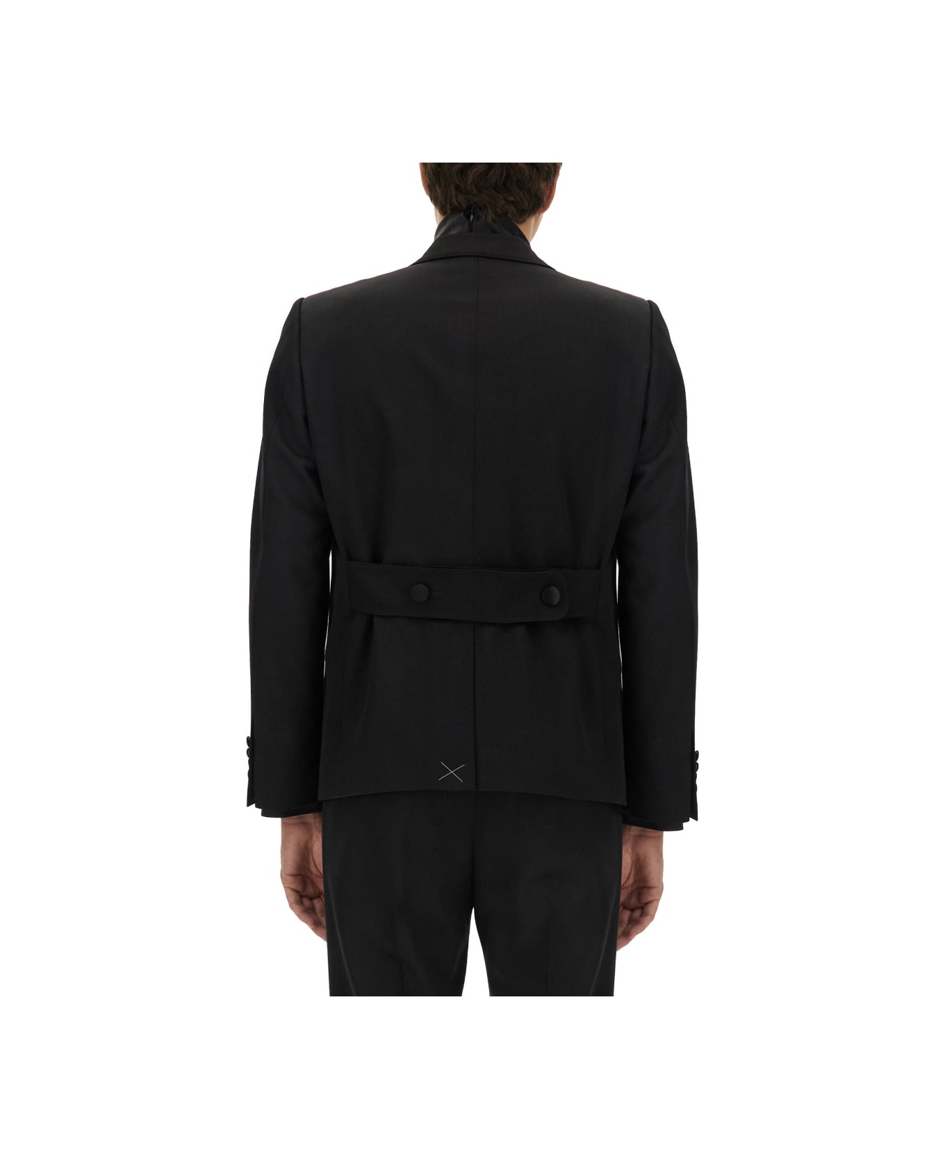 Dolce & Gabbana Double-breasted Jacket - BLACK