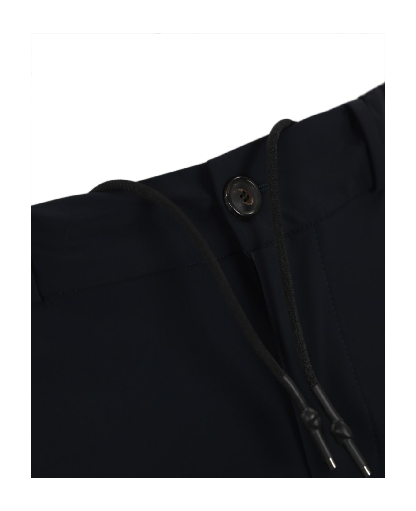 RRD - Roberto Ricci Design Chino Jo Trousers In Technical Fabric With Drawstring - Blue black ボトムス