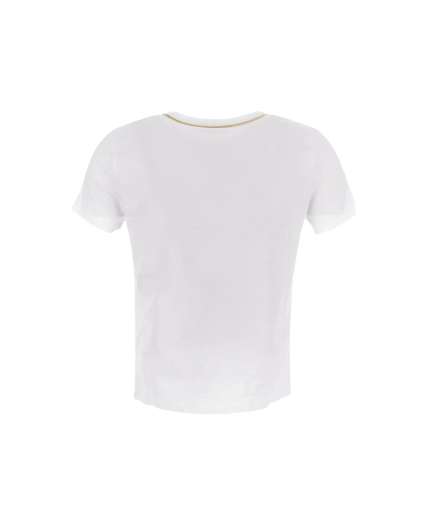 Elisabetta Franchi Cotton T-shirt - White