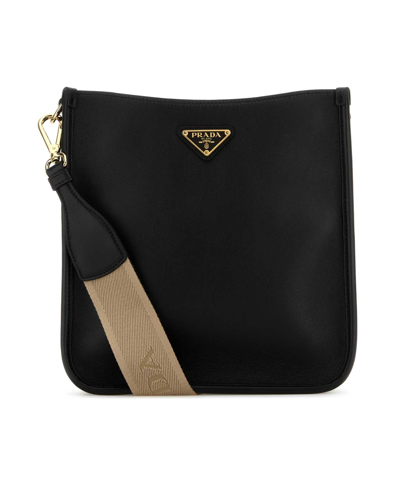 Prada Black Leather Crossbody Bag - NERO C