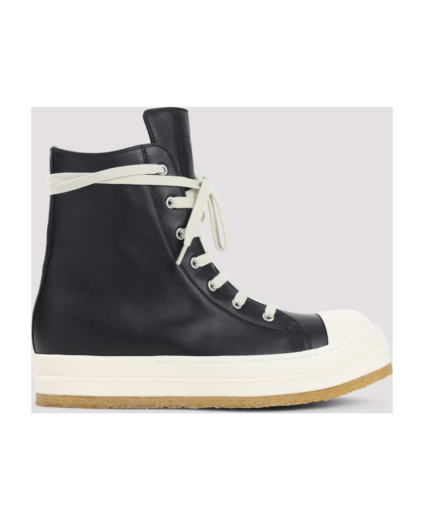 Rick Owens Creep Sneakers - Black Milk Milk