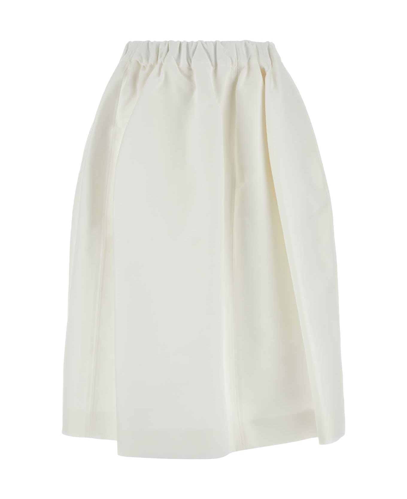 Marni White Cady Skirt - 00W01