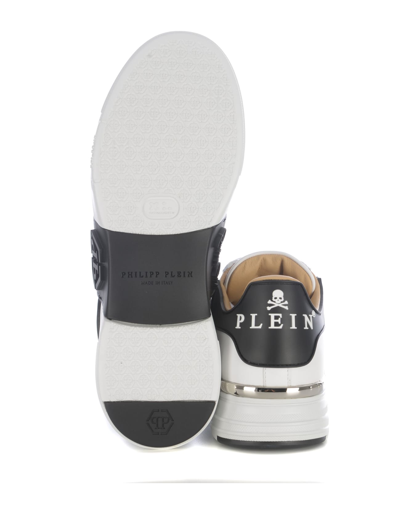 Philipp Plein Sneakers Philipp Plein "phantom" Made Of Leather - Bianco スニーカー