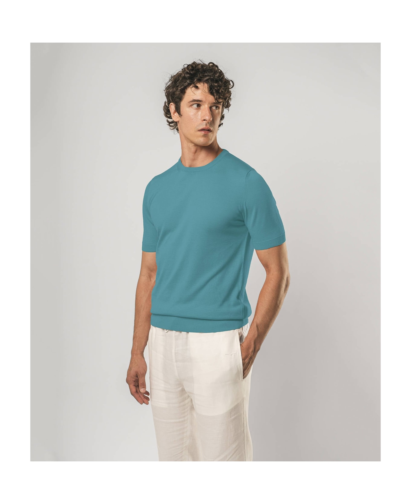 Larusmiani Roquebrune Crewneck Sweater - Lightblue