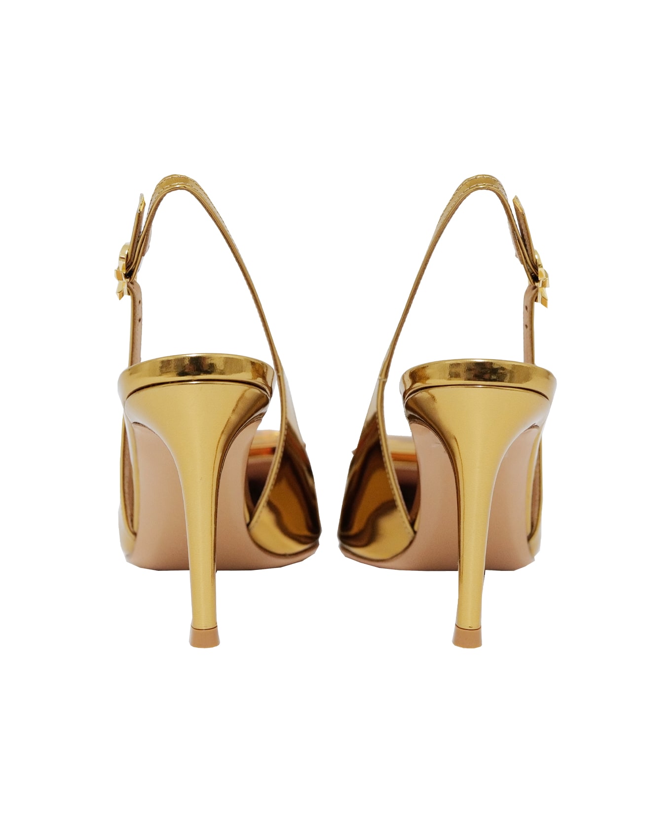 Gianvito Rossi ''jaipur Sling'' Shoes With Heels - Golden ハイヒール