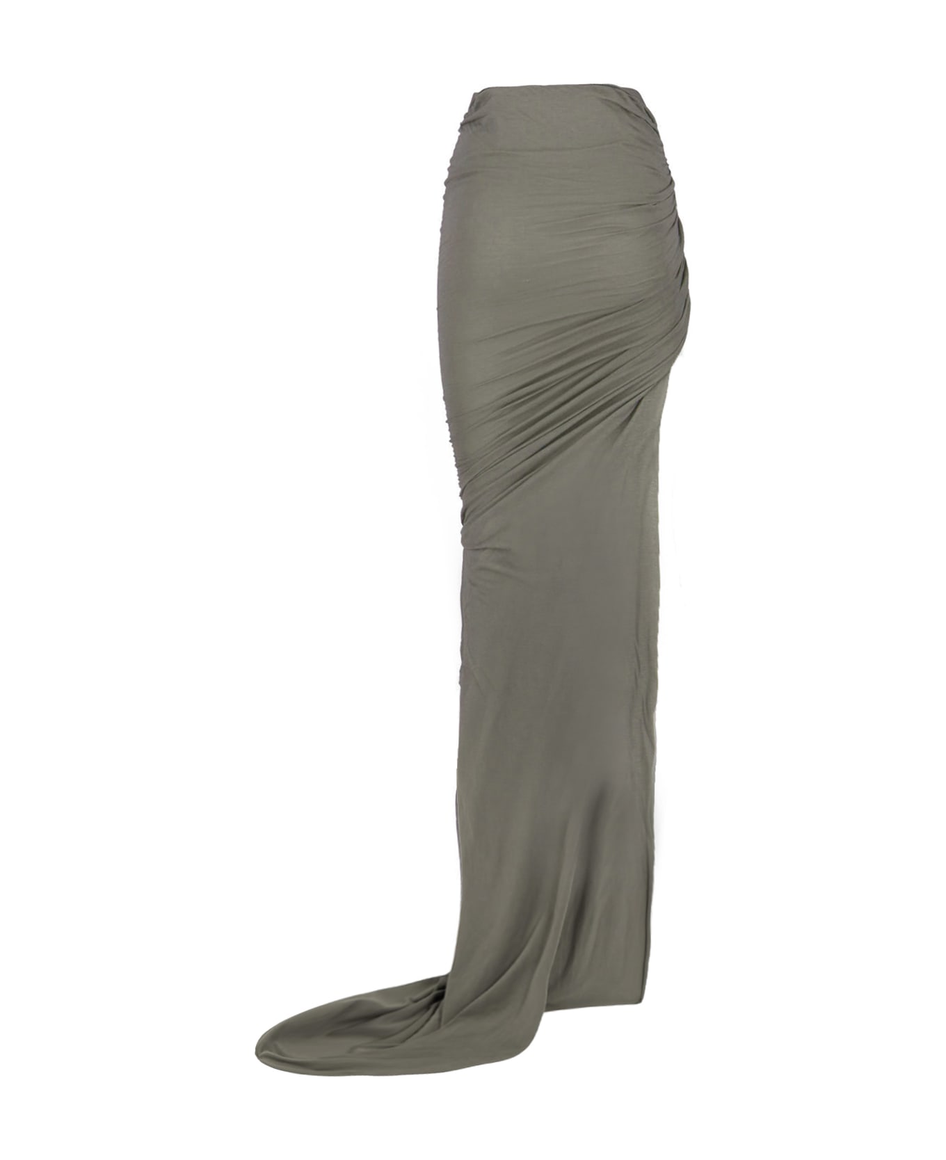 Rick Owens Asymmetrical Mini Skirt - Gray