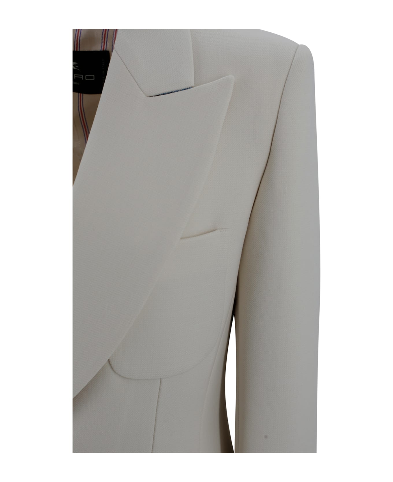 Etro Single-breasted Jacket - White